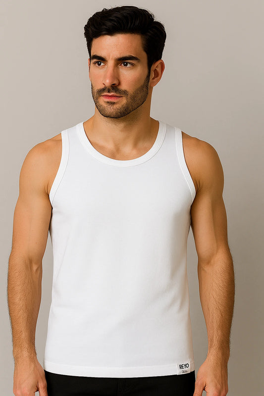 Men’s Cotton Sleeveless Vest – Pack of 3